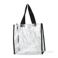 Black Tote Bag Approved Square Shopping PVC Tote Bag Factory